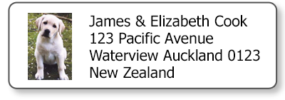 own image return address labels