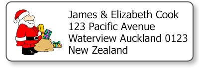 christmas return address labels